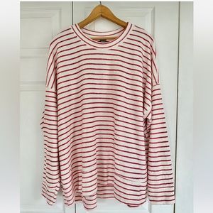 Aerie Crewneck Sweater Striped Women’s XL Striped Top